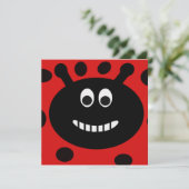 Invitations à la fête d'anniversaire de Lady Bug C (Debout devant)
