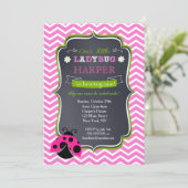 Invitations à la fête d'anniversaire de Ladybug (Debout devant)
