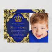 Invitations à la fête d'anniversaire de Prince (Devant / Derrière)
