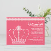 Invitations à la fête d'anniversaire de Princess (Debout devant)