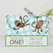 Invitations à la fête d'anniversaire de Twin (Debout devant)