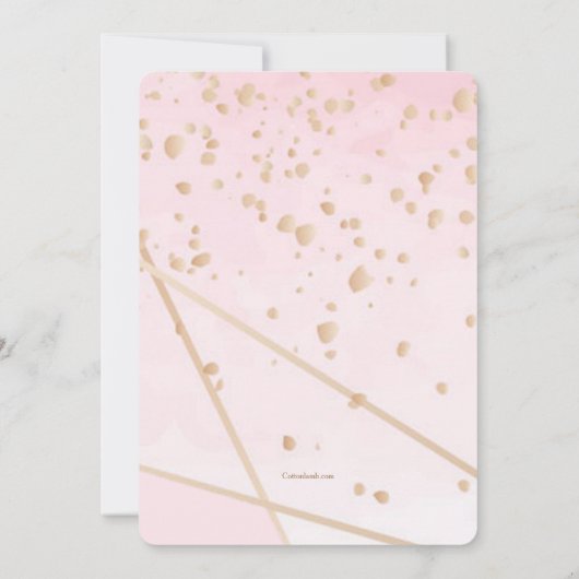 Invitations à la fête d'anniversaire des Angles ro (Dos)