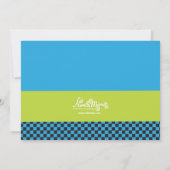 Invitations à la fête d'anniversaire des années 80 (Dos)