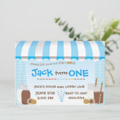 Invitations à la fête d'anniversaire des biscuits  (Debout devant)