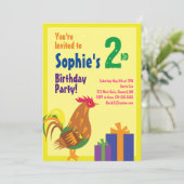 Invitations à la fête d'anniversaire des enfants d (Debout devant)