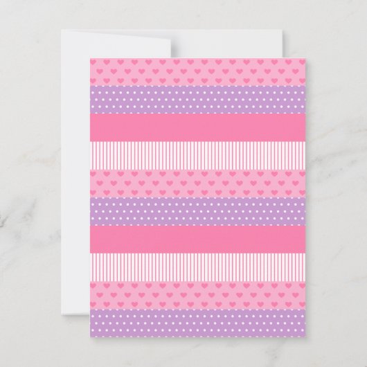 Invitations à la fête d'anniversaire des filles Sl (Dos)