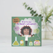 Invitations à la fête d'anniversaire des scientifi (Debout devant)