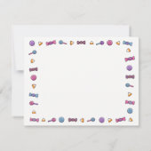 Invitations à la fête d'anniversaire des sorcières (Dos)