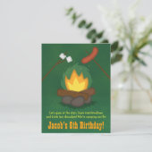 Invitations à la fête d'anniversaire du camping Bo (Debout devant)