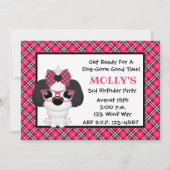 Invitations à la fête d'anniversaire du Chien Chie (Devant)