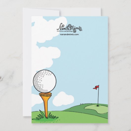 Invitations à la fête d'anniversaire sur le thème  (Dos)