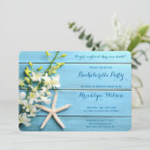 Invitations à la fête de bachelorette de Starfish (Debout devant)