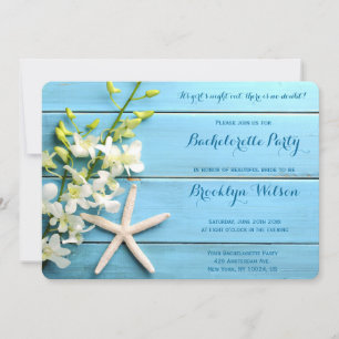 Invitations à la fête de bachelorette de Starfish 
