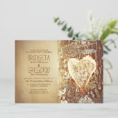 invitations à la fête de fiançailles de coeur d'ar (Debout devant)