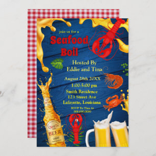 Invitations à la fête de la bière et de la bouilli