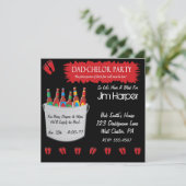 Invitations à la fête de la couche de papa (Debout devant)