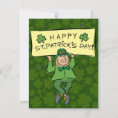 Invitations à la fête de la Saint Patrick! (Devant)