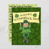 Invitations à la fête de la Saint Patrick! (Devant / Derrière)