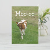 Invitations à la fête de la vache (Debout devant)