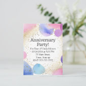 Invitations à la fête de l'anniversaire (Debout devant)