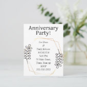 Invitations à la fête de l'anniversaire (Debout devant)