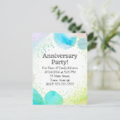 Invitations à la fête de l'anniversaire (Debout devant)