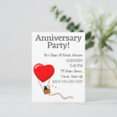 Invitations à la fête de l'anniversaire (Debout devant)