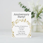 Invitations à la fête de l'anniversaire (Debout devant)