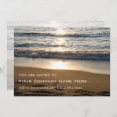 Invitations à la fête de l'anniversaire de l'entre (Devant / Derrière)