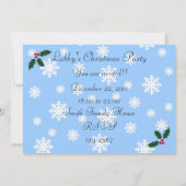 Invitations à la fête de Noël au Labrador (Dos)