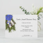 Invitations à la fête de Noël de Silver Bells (Debout devant)