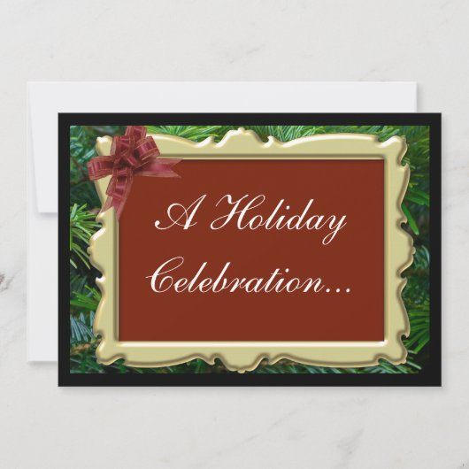 Invitations à la fête de Noël, le grand pin (Devant)