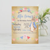 Invitations à la fête de Peter Rabbit (Debout devant)