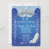 Invitations à la fête de style Cendrillon (Dos)