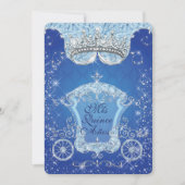 Invitations à la fête de style Cendrillon (Devant)