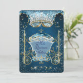 Invitations à la fête de style Cendrillon (Debout devant)