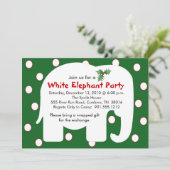 Invitations à la fête des fêtes des éléphants blan (Debout devant)