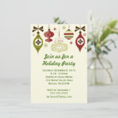 Invitations à la Fête des Ornements de Noël (Debout devant)