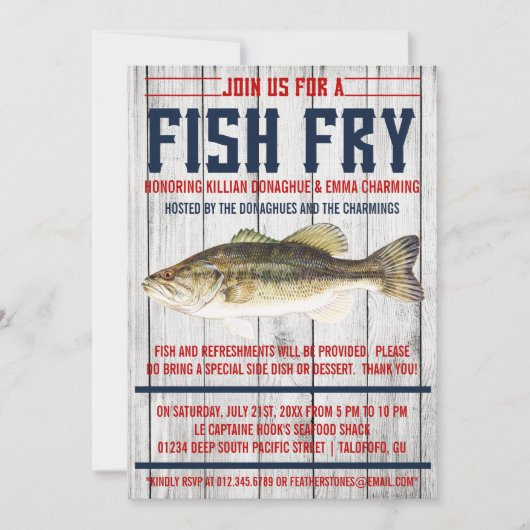 Invitations à la fête des poissons (Devant)