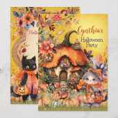 INVITATIONS À LA FÊTE D'HALLOWEEN (Devant / Derrière)