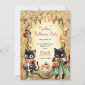 INVITATIONS À LA FÊTE D'HALLOWEEN (Dos)