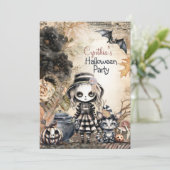 INVITATIONS À LA FÊTE D'HALLOWEEN (Debout devant)