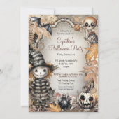 INVITATIONS À LA FÊTE D'HALLOWEEN (Dos)