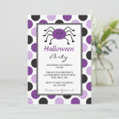 Invitations à la fête d'Halloween de l'araignée vi (Debout devant)