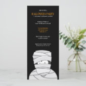 Invitations à la fête d'Halloween pour les enfants (Debout devant)