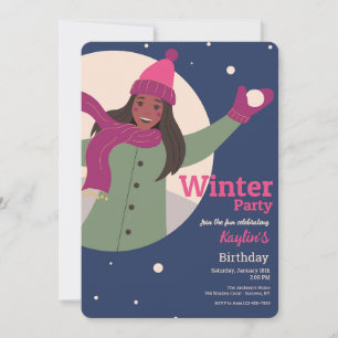 Invitations à la fête d'hiver