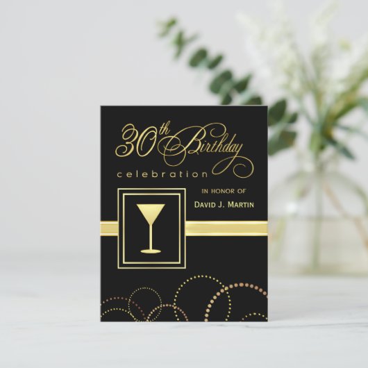 Invitations à la fête du 30e anniversaire (Debout devant)