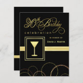 Invitations à la fête du 30e anniversaire (Devant / Derrière)