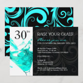 INVITATIONS À LA FÊTE DU 30e ANNIVERSAIRE (Devant / Derrière)