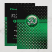 Invitations à la fête du 30e anniversaire - PERSON (Devant / Derrière)